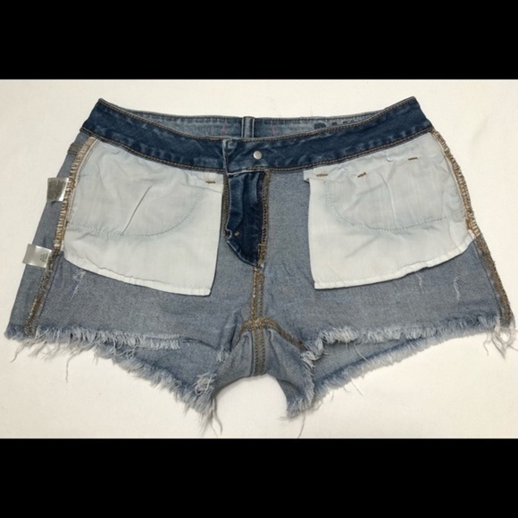 Pink Victoria Secret Cut Off Denim Short - Picture 10 of 10
